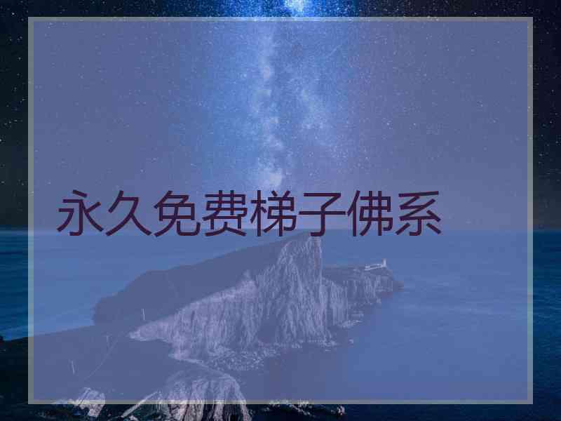 永久免费梯子佛系