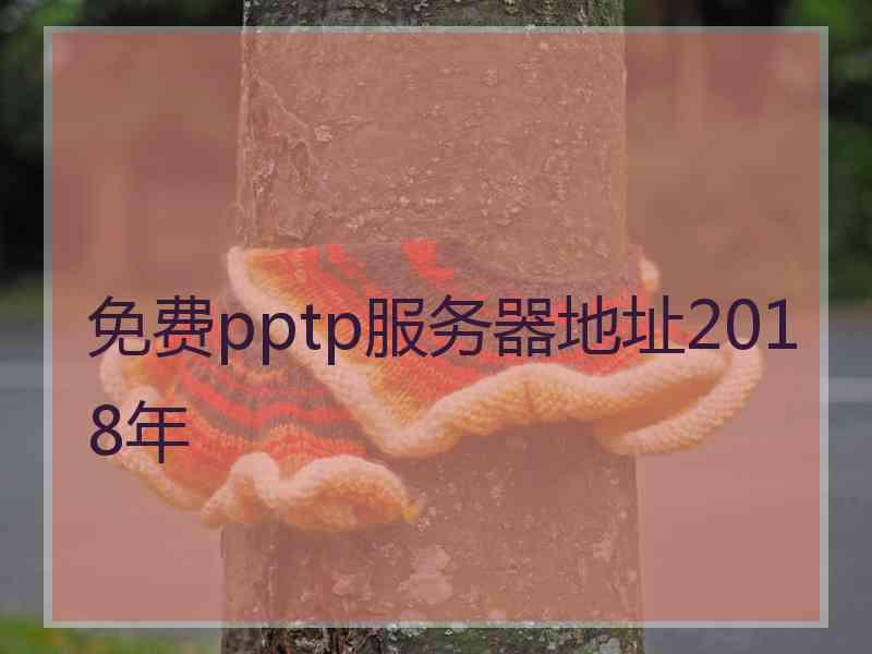 免费pptp服务器地址2018年