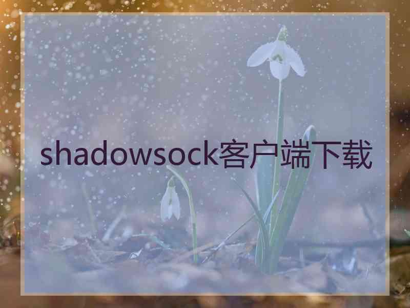 shadowsock客户端下载