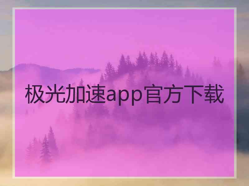 极光加速app官方下载