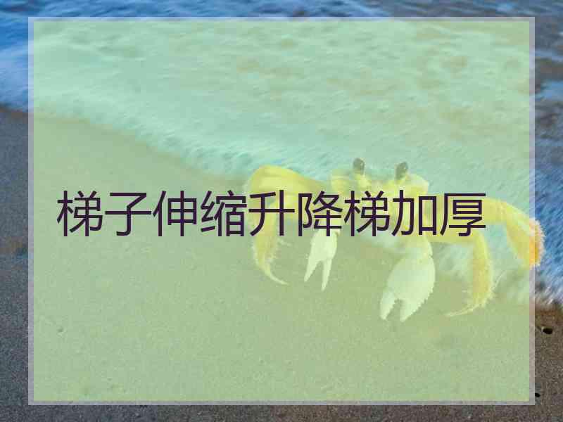 梯子伸缩升降梯加厚