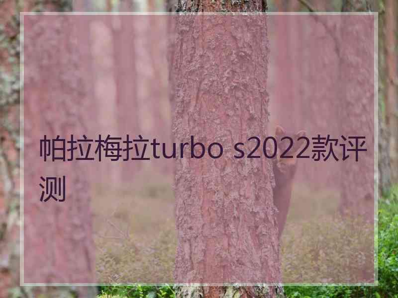 帕拉梅拉turbo s2022款评测