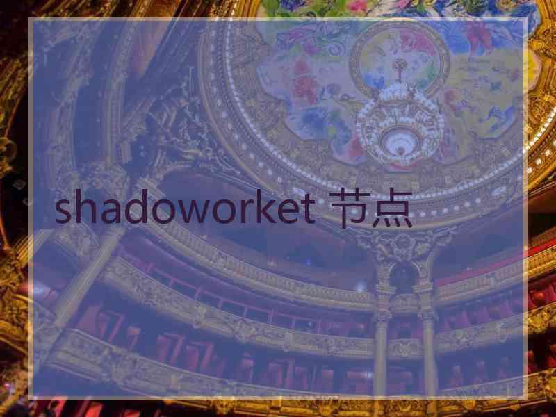 shadoworket 节点