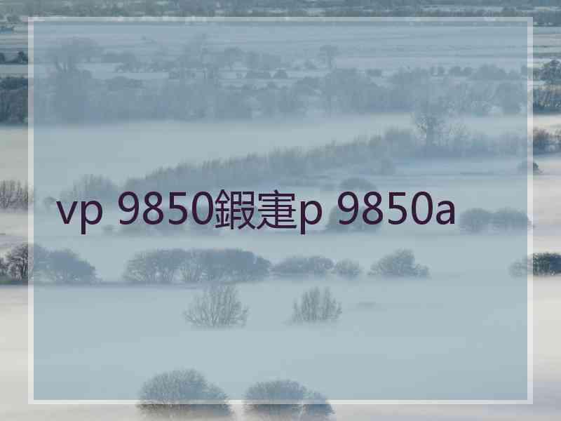 vp 9850鍜寁p 9850a