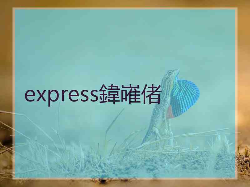 express鍏嶉偖