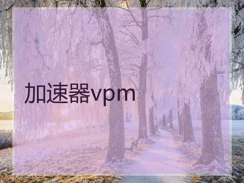 加速器vpm