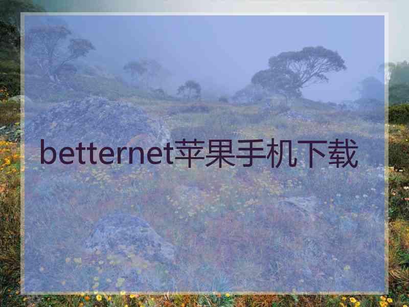 betternet苹果手机下载