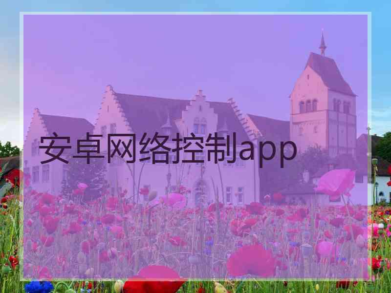 安卓网络控制app