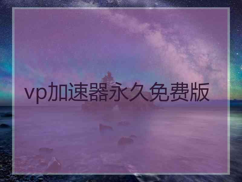 vp加速器永久免费版