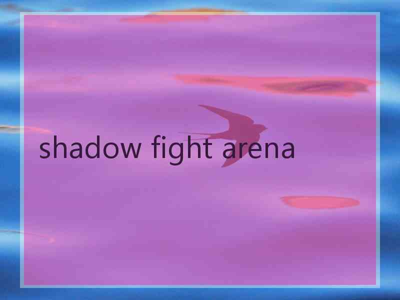 shadow fight arena