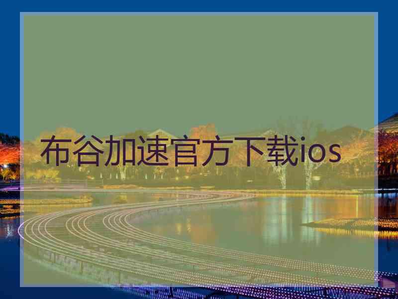 布谷加速官方下载ios