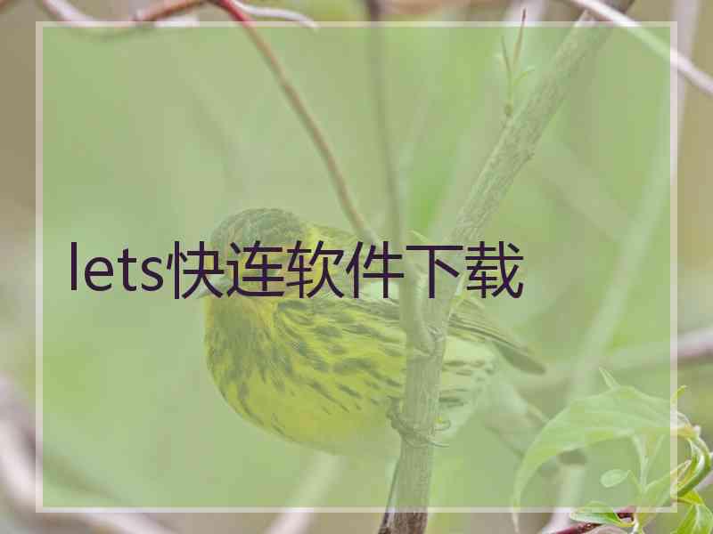 lets快连软件下载