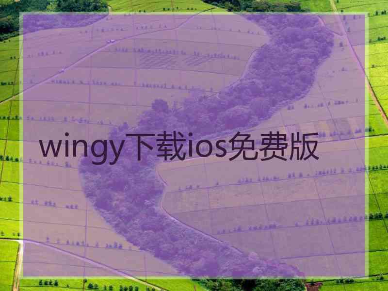 wingy下载ios免费版