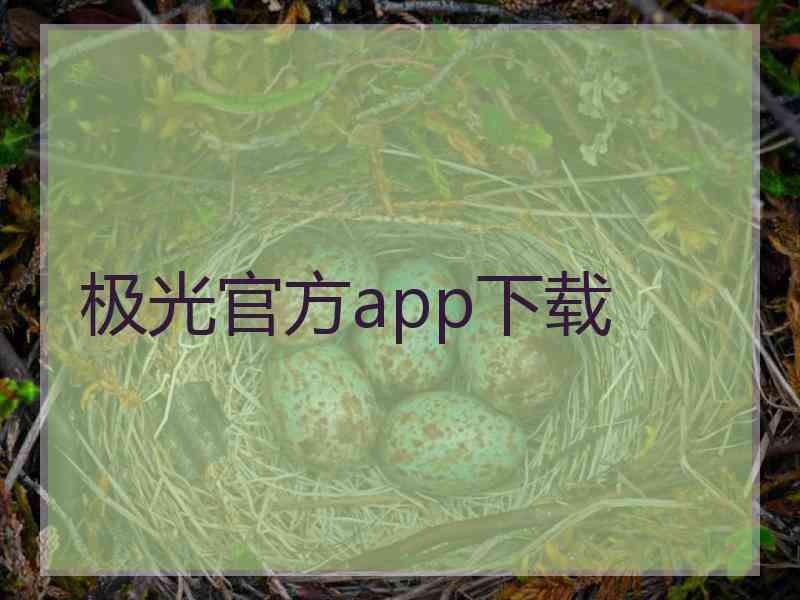 极光官方app下载