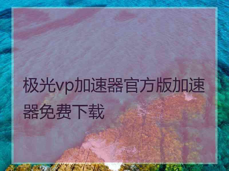 极光vp加速器官方版加速器免费下载