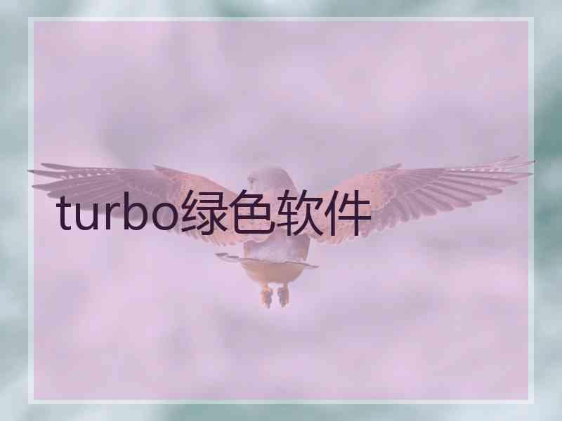 turbo绿色软件