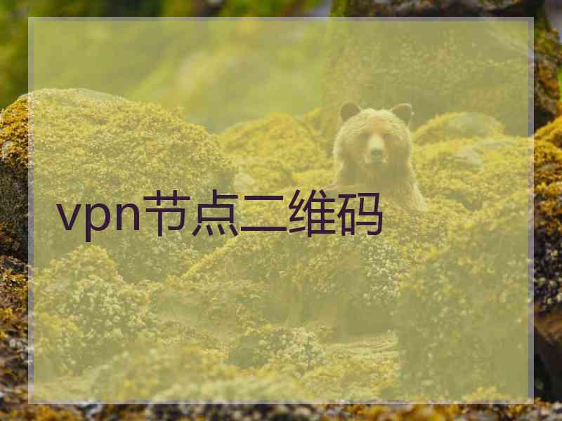 vpn节点二维码