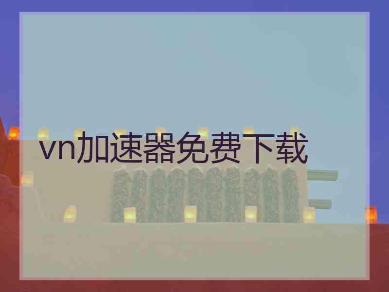 vn加速器免费下载