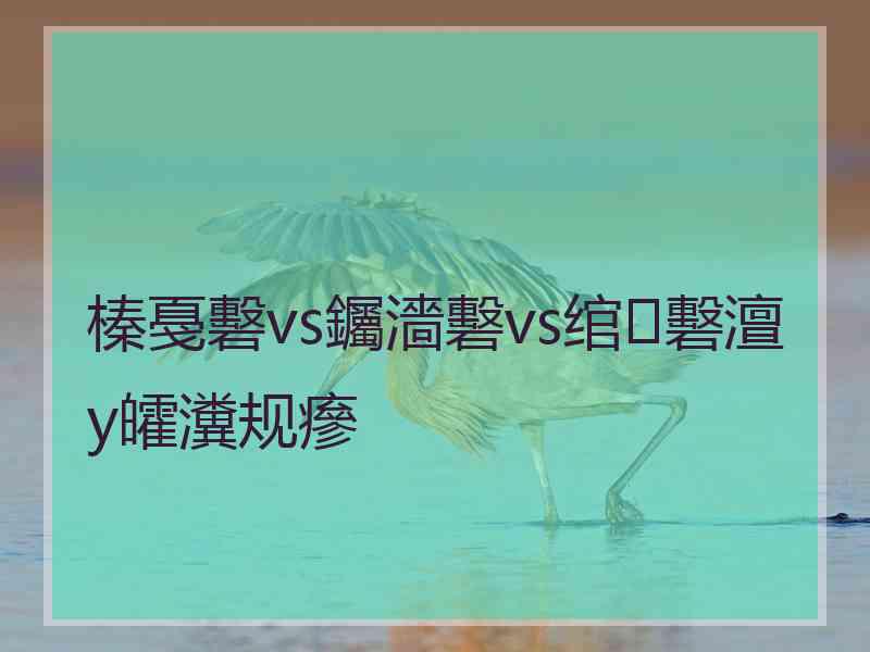 榛戞礊vs钃濇礊vs绾㈡礊澶у皬瀵规瘮