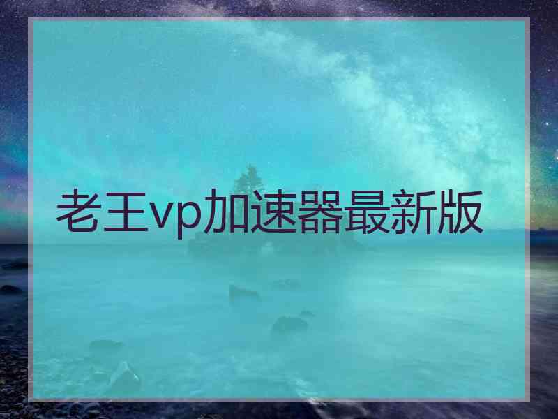 老王vp加速器最新版