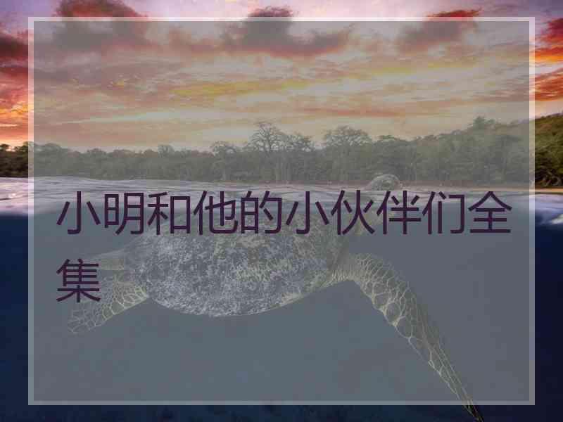 小明和他的小伙伴们全集