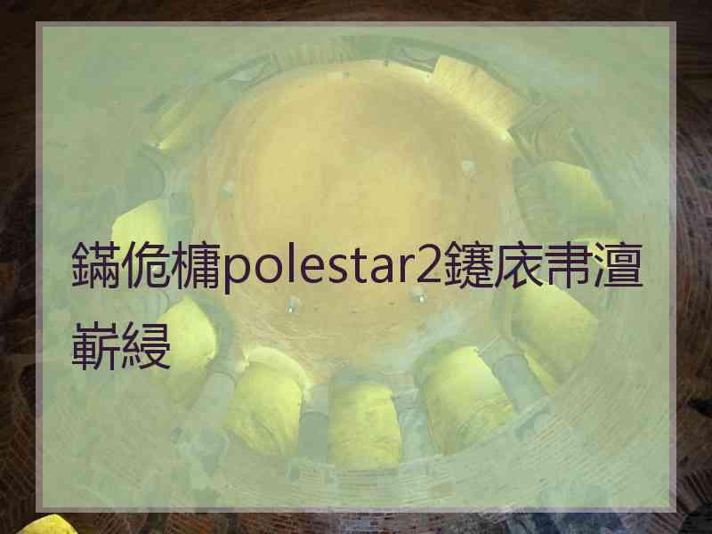 鏋佹槦polestar2鑳庡帇澶嶄綅