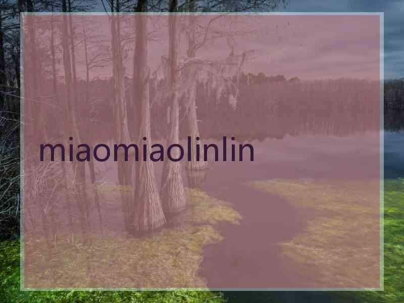 miaomiaolinlin